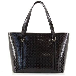 Gucci Nice Tote Microguccissima
Patent Small Black